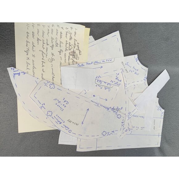 Vintage McCalls Sewing Pattern 384 1937 22" Doll Dress & Hat Shirley Temple - Picture 3 of 4